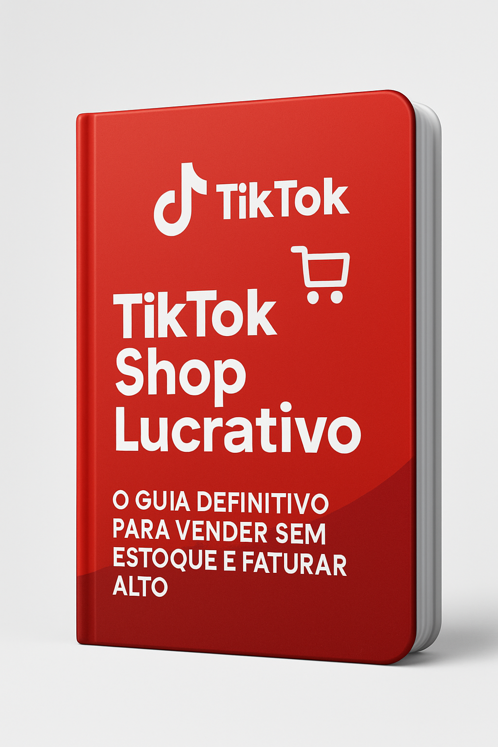 Mockup 3D do Ebook TikTok Shop Lucrativo